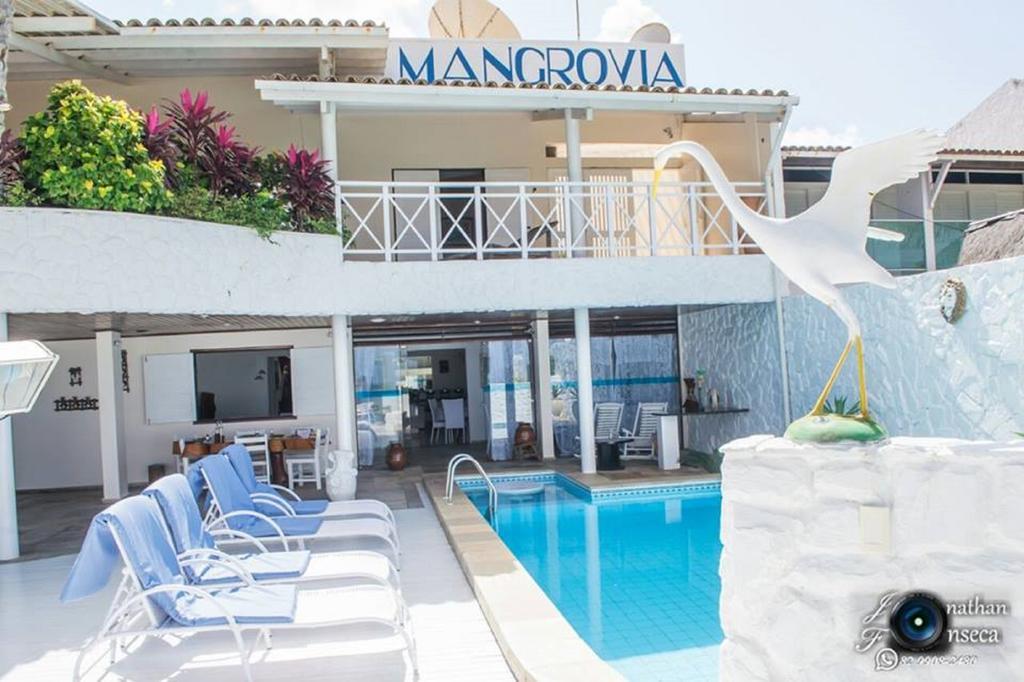 Hotel Pousada Mangrovia Barra de São Miguel Esterno foto